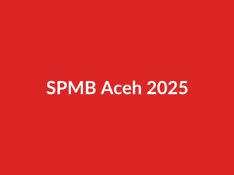 SPMB Aceh 2025